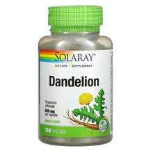 Solaray, Одуванчик 520 мг, Dandelion 520 mg, 180 капсул