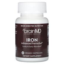 Iron Железо BrainMD 30 капсул