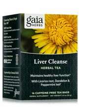 Gaia Herbs, Органический чай, Liver Cleanse Tea 16 Tea Bags /,...