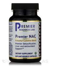 Premier Research Labs, Premier NAC, N-ацетил-цистеїн NAC, 60 к...