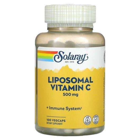 Основне фото товара Solaray, Liposomal Vitamin C 500 mg, Ліпосомальний Вітамін C 5...