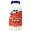 Фото товару Now, Glucosamine MSM Vegetarian, Глюкозамін з MSM, 240 капсул