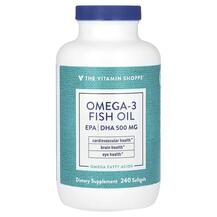 Омега 3 Omega-3 Fish Oil EPA/DHA 500 mg 240 капсул