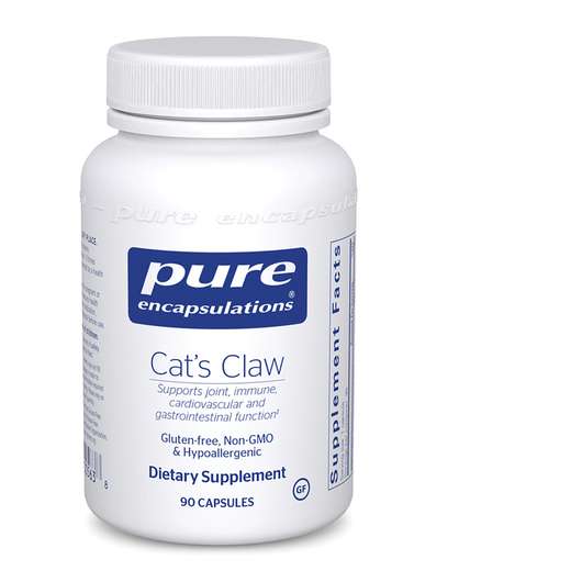 Основное фото товара Pure Encapsulations, Кошачий коготь, Cat's Claw, 90 капсул
