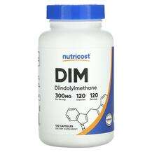 Nutricost, DIM 300 mg, Дііндолілметан, 120 капсул