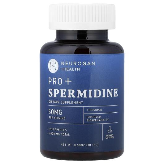 Основне фото товара Neurogan Health, Pro+ Spermidine, Спермідин, 120 капсул