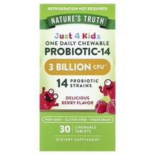 Just 4 Kidz Chewable Probiotic Пробиотики Nature's