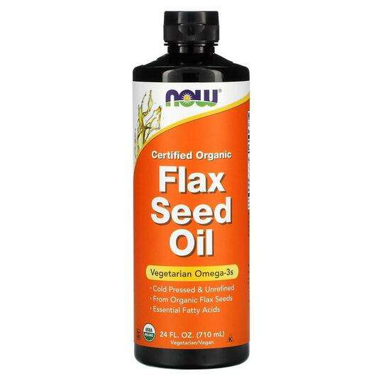 Flax Seed Oil 710 ml, Лляна олія, 710 мл