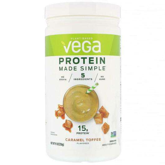 Основне фото товара Vega, Protein Made Simple, Протеїн, 258 г