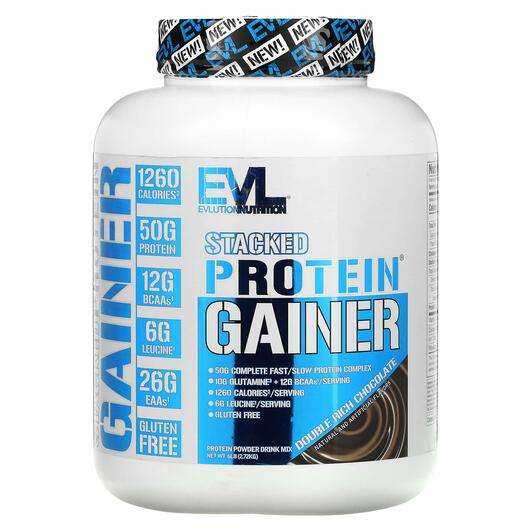 Фото товару Stacked Protein Gainer Double Rich Chocolate