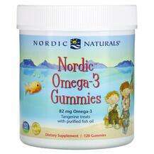 Nordic Naturals, Nordic Omega-3 Gummies Tangerine Treats, Омег...