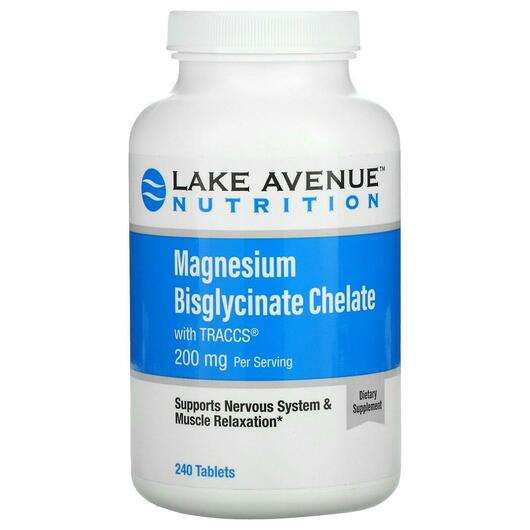 Magnesium Bisglycinate 200, Бісгліцінат магнію, 240 таблеток