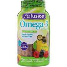 VitaFusion, Omega-3 Gummies, Омега-3, 120 цукерок
