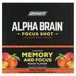Onnit, Alpha Brain Focus Shot Peach, Пальмітоілетаноламід ПЕА,...