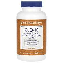 The Vitamin Shoppe, Коэнзим Q10, CoQ-10 100 mg, 240 капсул