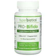 Hyperbiotics, Бифидобактерии, PRO-Bifido Probiotic Support for...