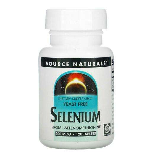 Основное фото товара Source Naturals, Селен, Selenium From L-Selenomethionine 200 m...