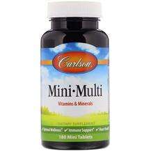 Carlson, Mini-Multi Vitamins & Minerals Iron-Free, 180 Tab...