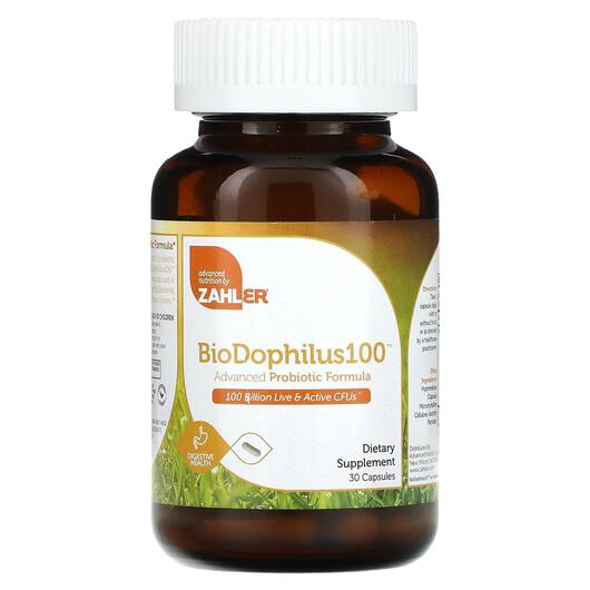 Основне фото товара BioDophilus100 Advanced Probiotic Formula 100, Пробіотики, 30 кап