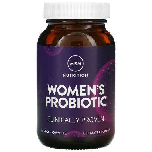 Основне фото товара MRM Nutrition, Women's Probiotic 60 Vegan, Пробіотики для...