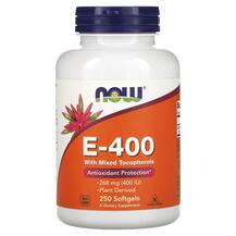 Вітамін E Токофероли Natural E-400 With Mixed NOW Вітамін E Токофероли Natural E-400 With Mixed NOW