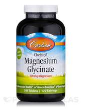 Carlson, Magnesium Glycinate, Гліцинат Магнію, 240 таблеток