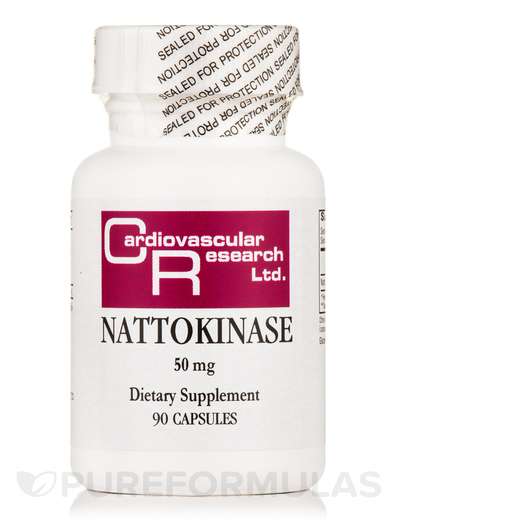 Основне фото товара Ecological Formulas, Nattokinase 50 mg, Наттокіназа, 90 капсул