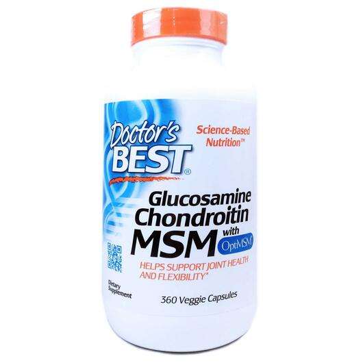 Основне фото товара Doctor's Best, Glucosamine Chondroitin with MSM, Глюкозамін МС...