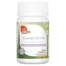 Zahler, Витамины D3 + K2, Vitamin D3 & K2 Peach Apricot, 9...