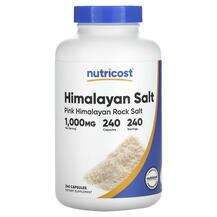 Nutricost, Himalayan Salt 1000 mg, Сіль, 240 капсул