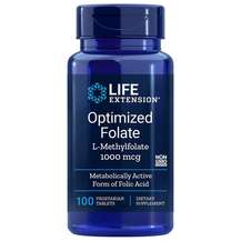 Life Extension, Витамин B9 Фолиевая кислота, Optimized Folate ...