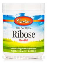 Carlson, 100% Pure D-Ribose Powder, D-рибоза в порошку, 500 г