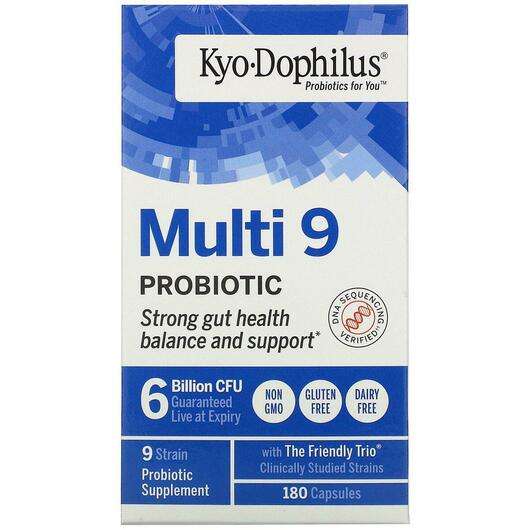 Основное фото товара Kyolic, Пробиотики, Kyo-Dophilus 9 Intestinal Balance & Im...