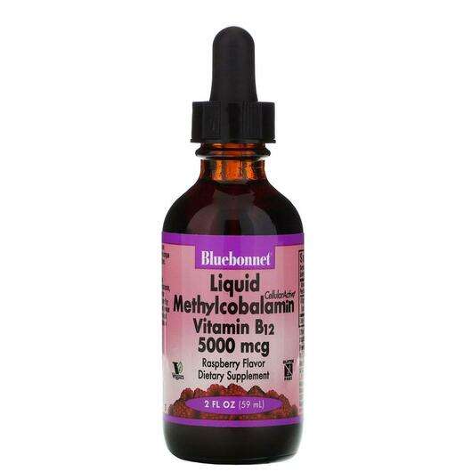 Основне фото товара Liquid Methylcobalamin Vitamin B12 Natural Raspberry Flavor 50...