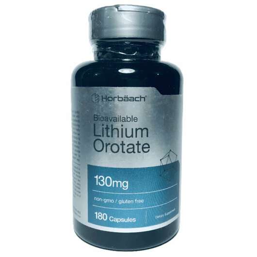 Main photo Horbaach, Lithium Orotate 130 mg, 180 Capsules