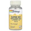 Фото товару Solaray, Super Bio Vitamin D-3 5000 IU, Вітамін D3, 120 капсул