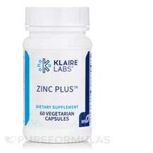 Klaire Labs SFI, Цитрат Цинка 15 мг плюс, Zinc Plus, 60 капсул