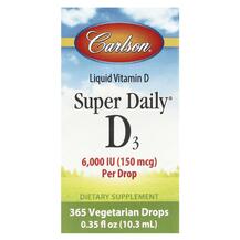 Super Daily D3 150 mcg 6000 IU Витамин D3 150 мкг МЕ
