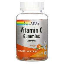 Solaray, Vitamin C Gummies 250 mg, Жувальний вітамін C Апельси...