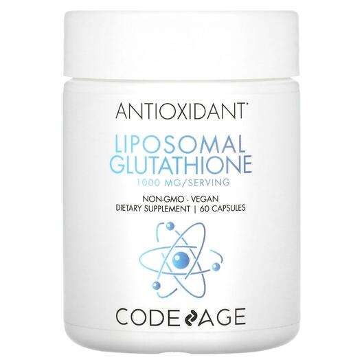 Liposomal Glutathione, L-Глутатіон 500 мг, 60 капсул