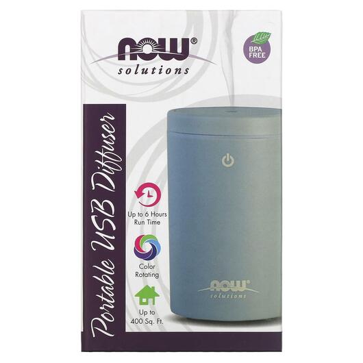 Основное фото товара Диффузор, Solutions Portable USB Ultrasonic Oil Diffuser, 1 шт