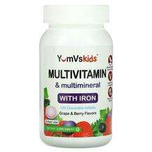 YumV's, Multivitamin & Multimineral With Iron Grape & ...