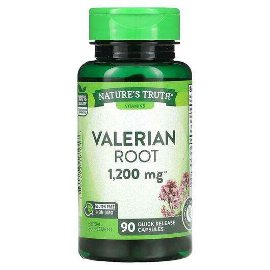 Основне фото товара Nature's Truth, Valerian Root 1200 mg, Валеріана, 90 капсул