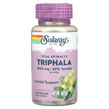 Solaray, Трифала, Vital Extract Triphala 1500 mg 90 VegCaps, 5...