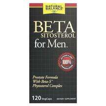 Natural Balance, Beta-Sitosterol For Men, 120 VegCaps