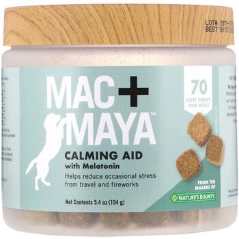 Купить Mac + Maya успокаивающее средство с мелатонином для собак 70 м...