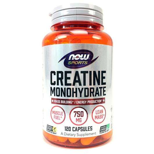 Creatine Monohydrate 750 mg, Креатин Моногідрат 750 мг, 120 капсул