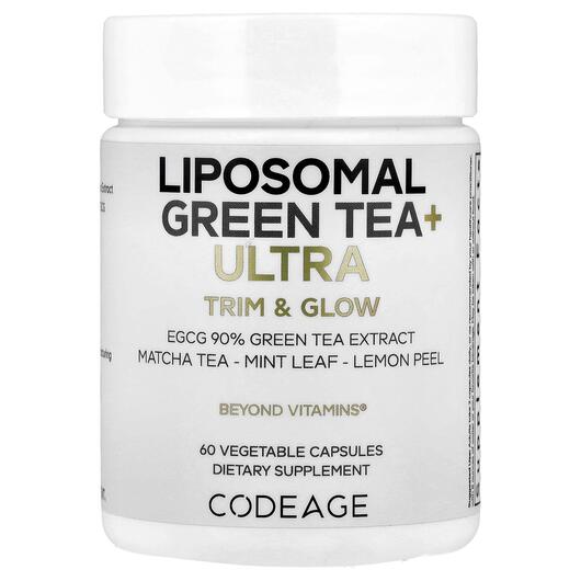 Основное фото товара Liposomal Green Tea+ Ultra Trim &amp;, Органический чай, 60 к