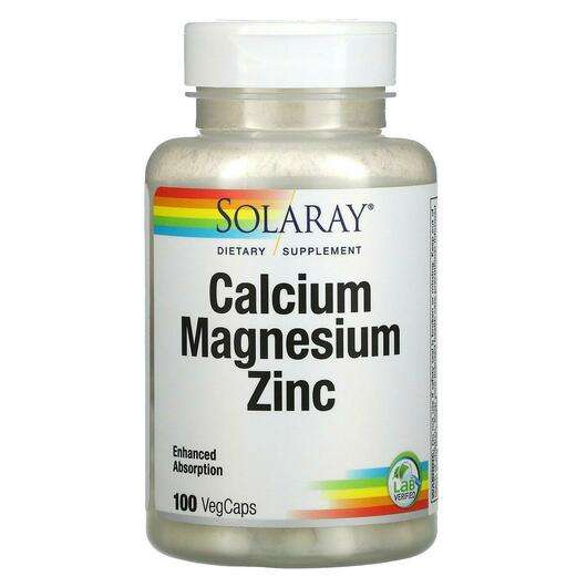 Calcium Magnesium Zinc, Кальцій Магній Цинк, 100 капсул