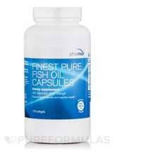 Pharmax, Finest Pure Fish Oil Orange Flavor, Омега 3, 120 капсул
